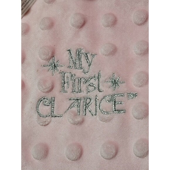 Rudolph the Red-Nosed Reindeer Clarice Pink Holiday Snuggle Blanket 11.5" - Picture 9 of 10